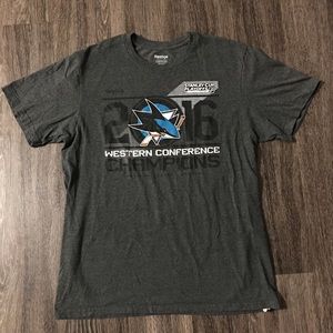 2016 CHAMPIONS SHARKS NHL T-SHIRT